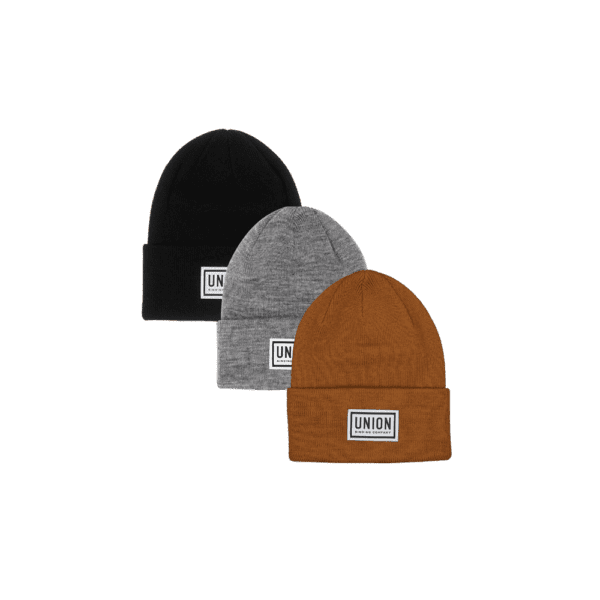 Union High Cuff Beanie Gray - Image 2